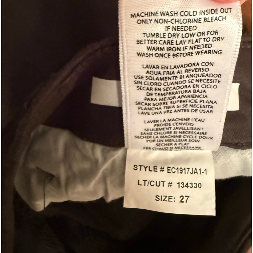 STS Blue Gigi Mid Rise Crop Trousers Dark Olive NWT Size 27 - Picture 13 of 16